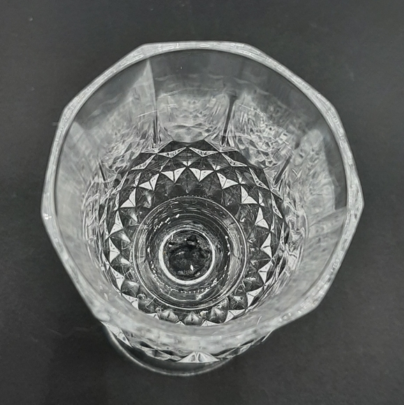 Set Of 4 Vtg Cristal D'Arques LONGCHAMP 2 Oz Cordial Shot Glasses Mini Stemmed - Picture 6 of 6